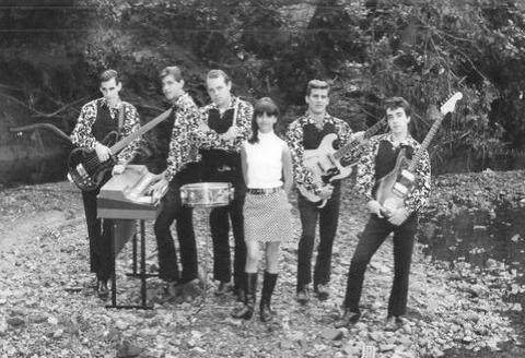 Donna Marie with her backup band