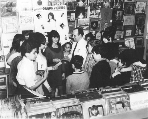Donna Marie at a record signing, c. 1968-69